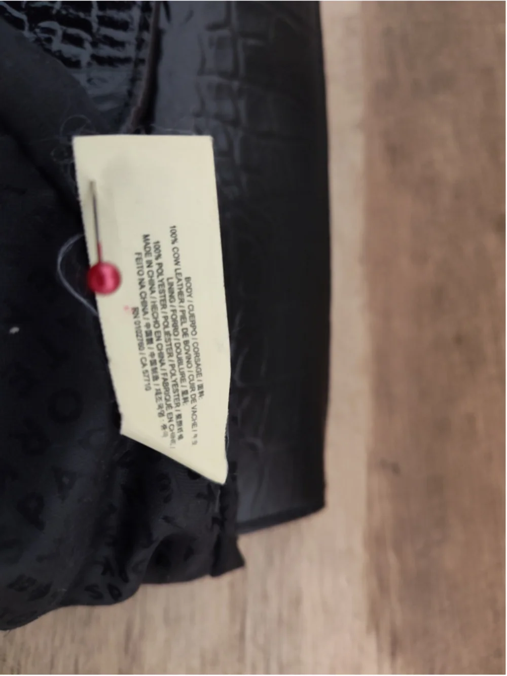 Women's Kate Spade Black Crocodile Embossed Tote Bag, One Size